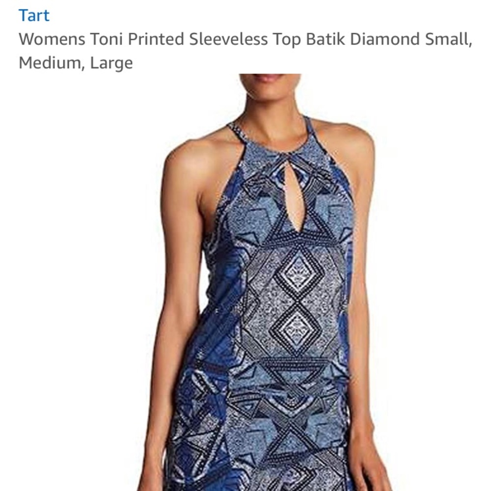 Tart Toni Batik Diamond top size M new with tags